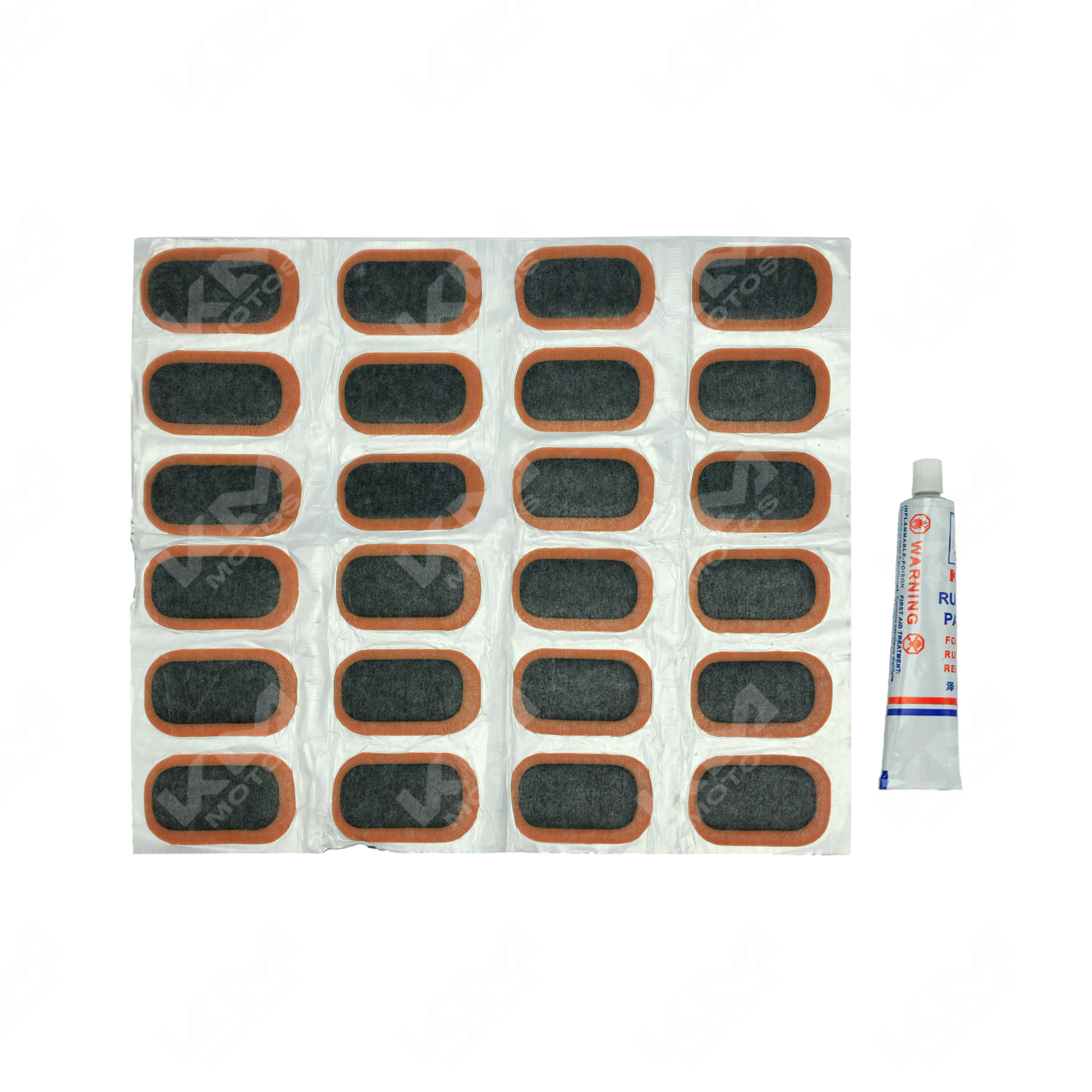 PARCHOS PARA MOTO EN CAJA 24UNI - KMMOTOSHN