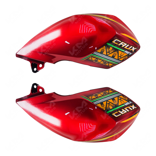 COBERTOR DE TANQUE CRUX110 REVO ROJO