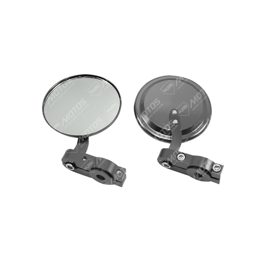 RETROVISORES REDONDOS DE CONTRAPESA CROMADO
