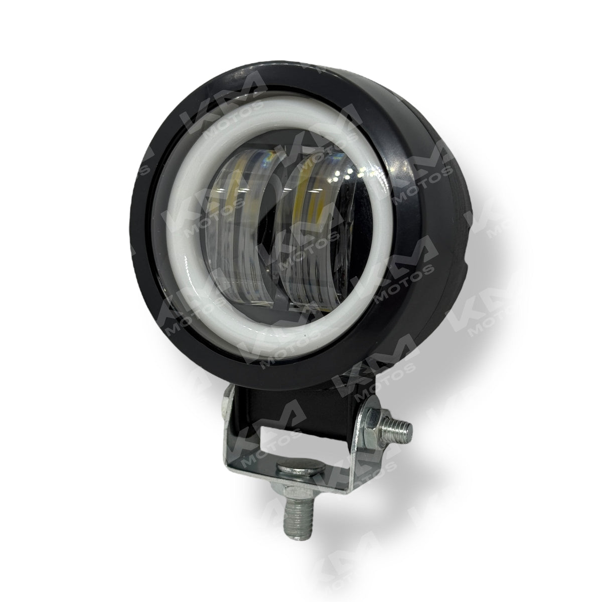 Luces LED Vias Mini Exploradora en color rojo, ideales para actividades al aire libre y exploración, con diseño compacto y portátil.
