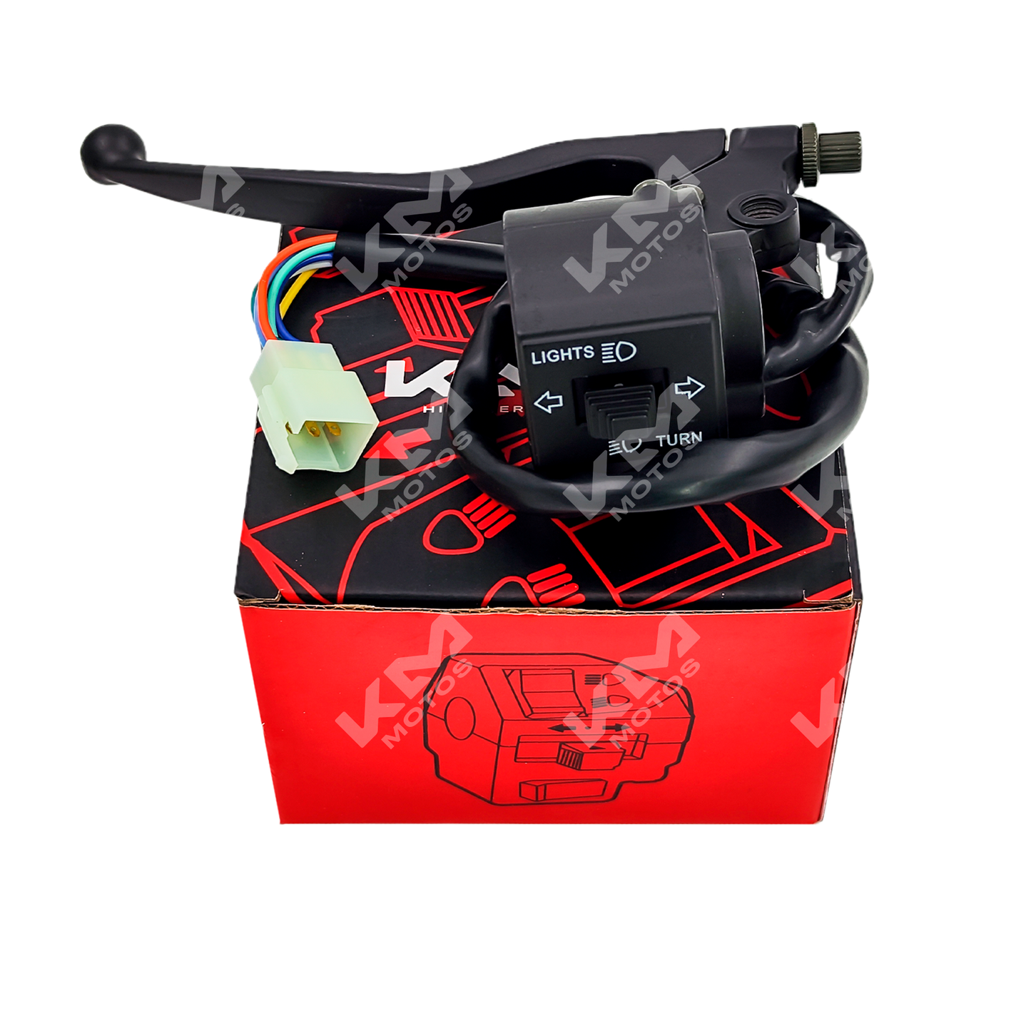 MANDO IZQUIERDO + MANECILLA GN125H KMS