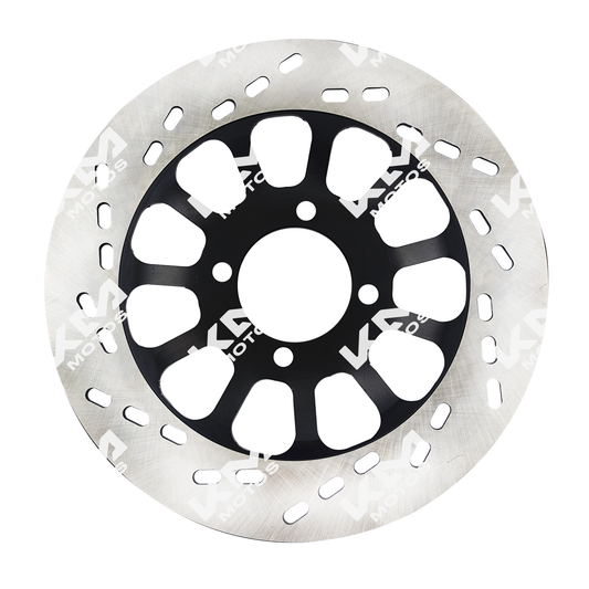 Disco de freno KM Motos para GN125-F y HJ125, componente de freno de motocicleta, con superficie de fricción y orificios de montaje