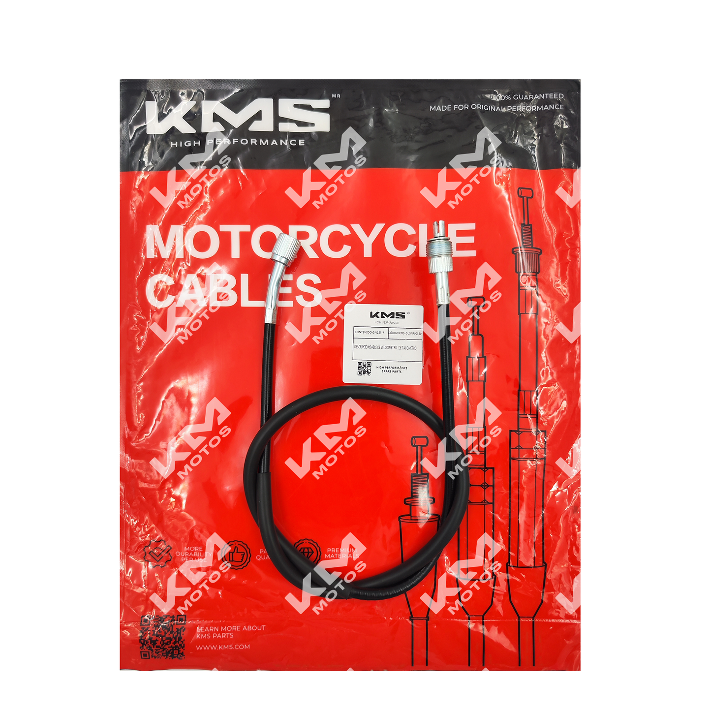 CABLE DE VELOCIMETRO (DE TACOMETRO) GN125-F KMS