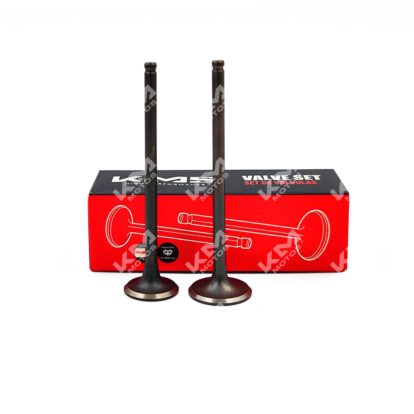 VALVULAS ADMISION Y ESCAPE GN125-F KMS - KMMOTOSHN