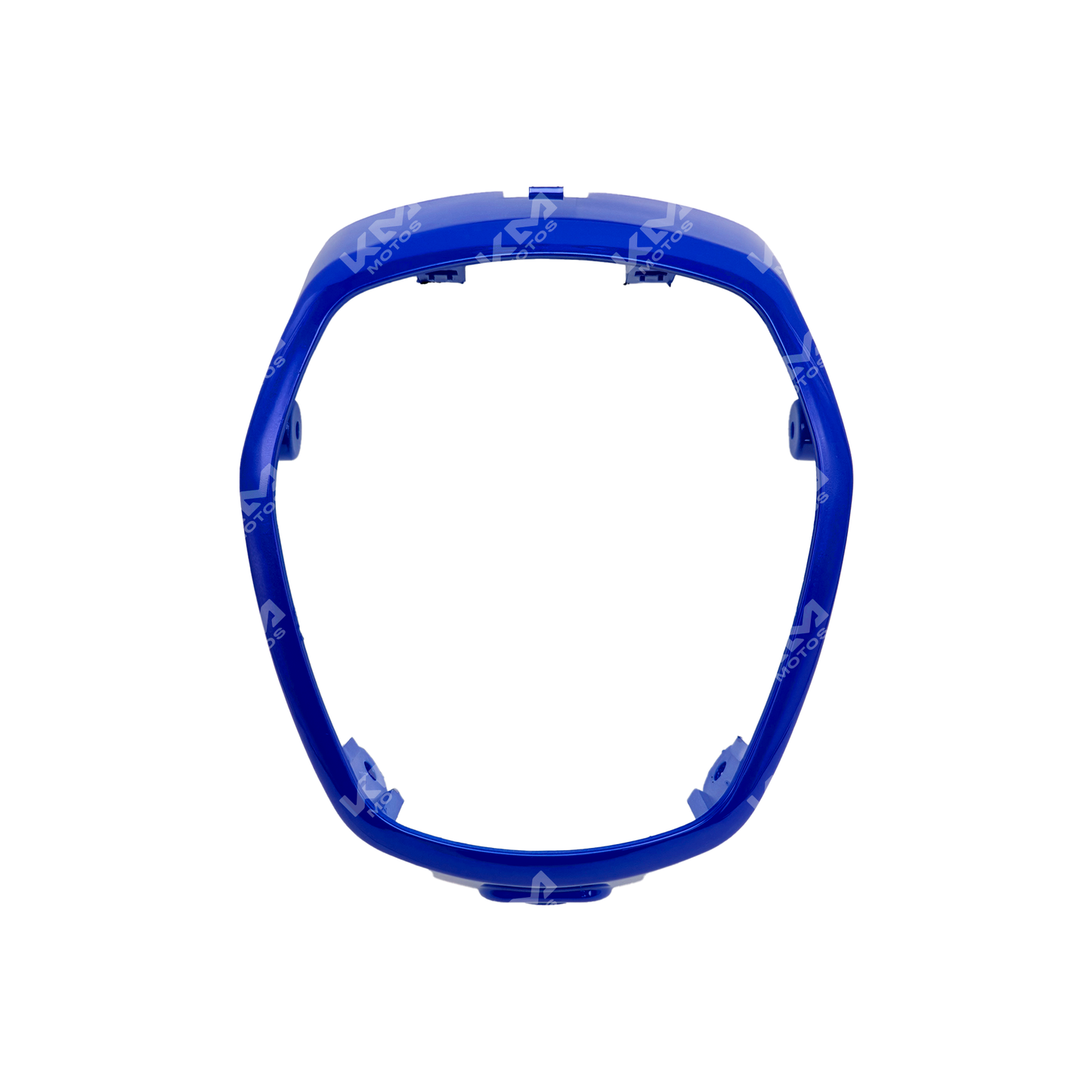 Carena azul CARENA SOLA KMS para Navi 110CC, protección y estilo para motocicleta, vista frontal de la pieza.