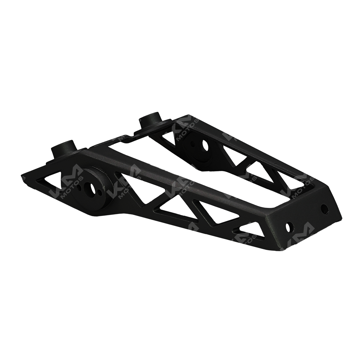 PORTA PLACA NEGRO NS200 KMS