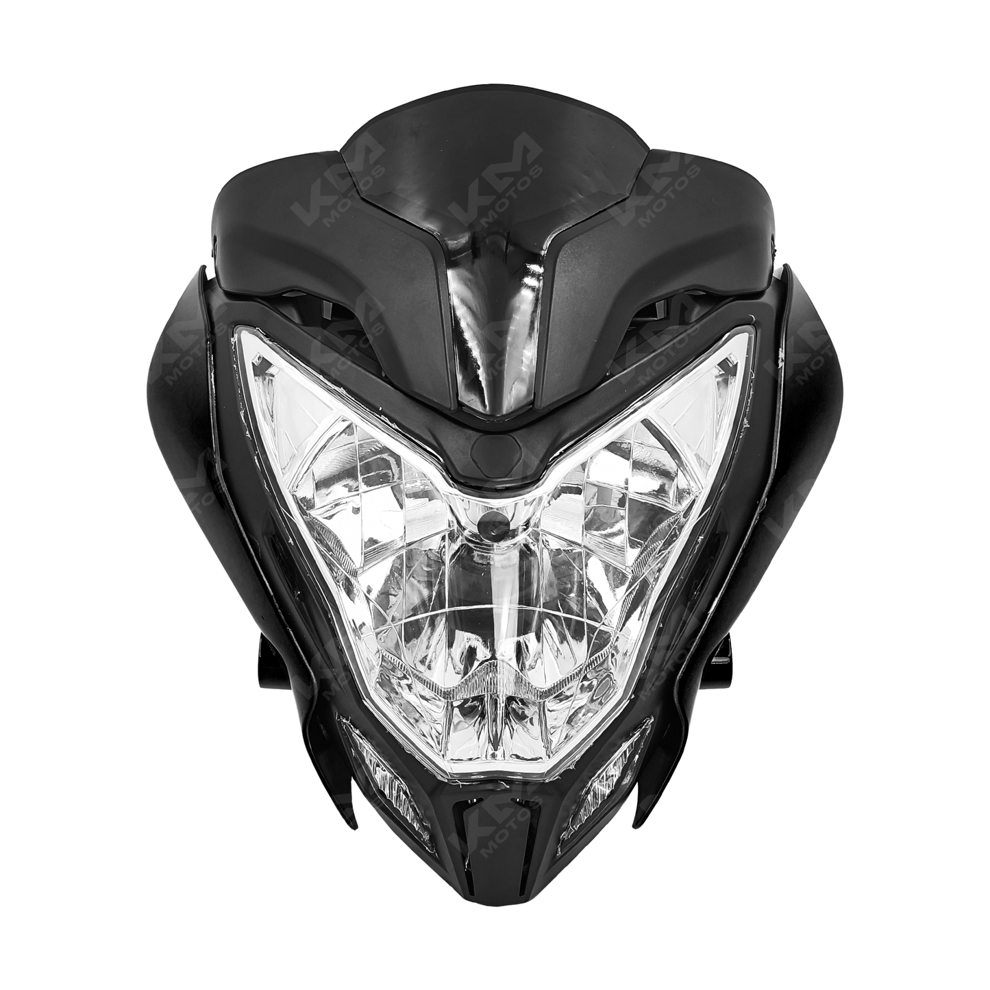 CARENA COMPLETA + SILVIN NEGRA NS200 KMS