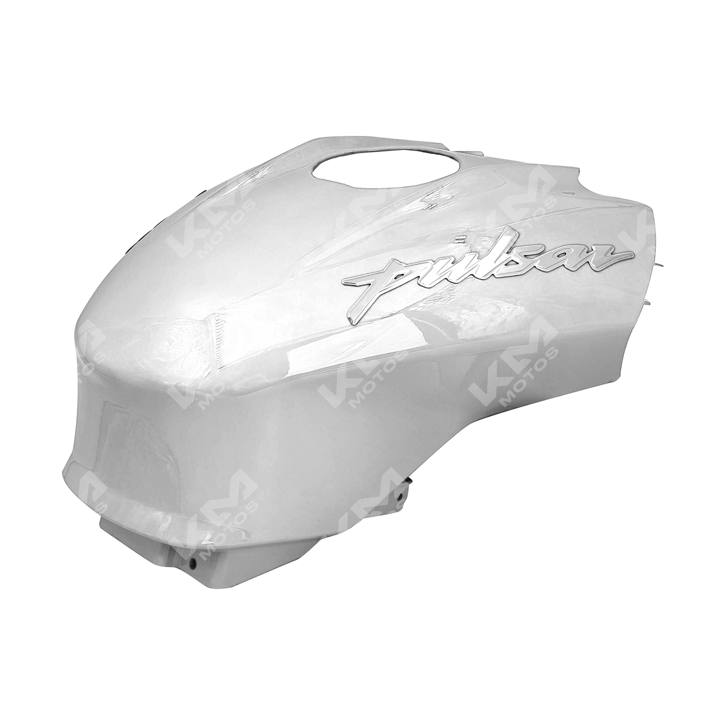 COBERTOR CENTRAL DE TANQUE BLANCO NS200 KMS - KMMOTOSHN