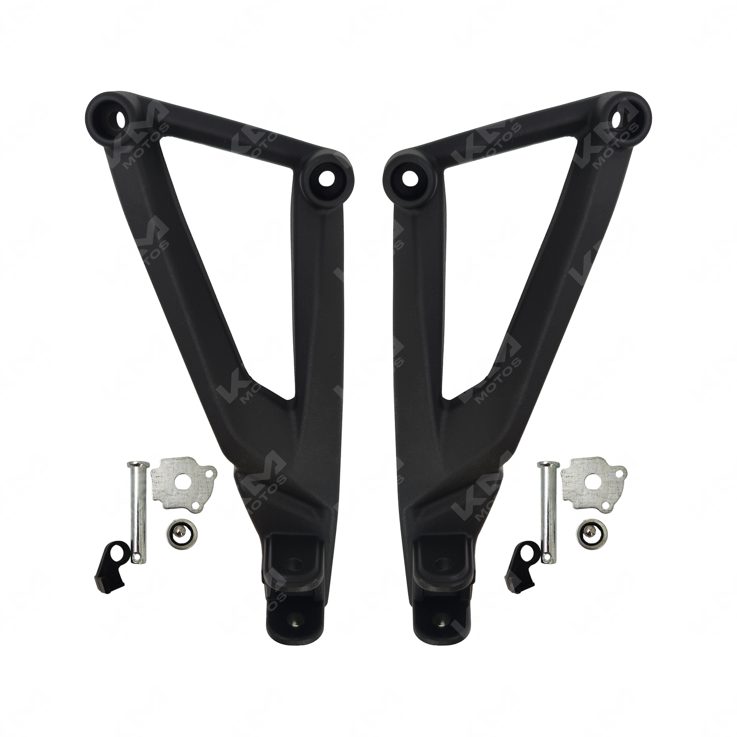 BASES DE ESTRIBOS TRASERAS NEGRO NS200 KMS