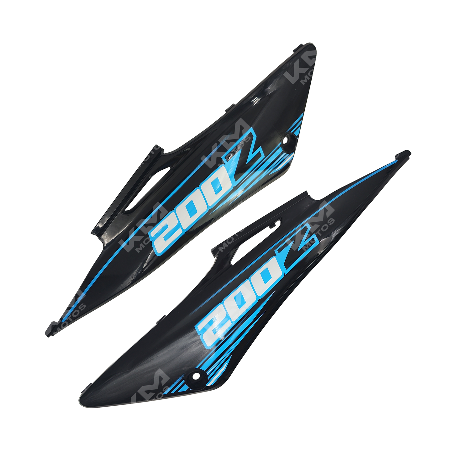 TAPADERAS LATERALES NEGRAS XM200Z KMS