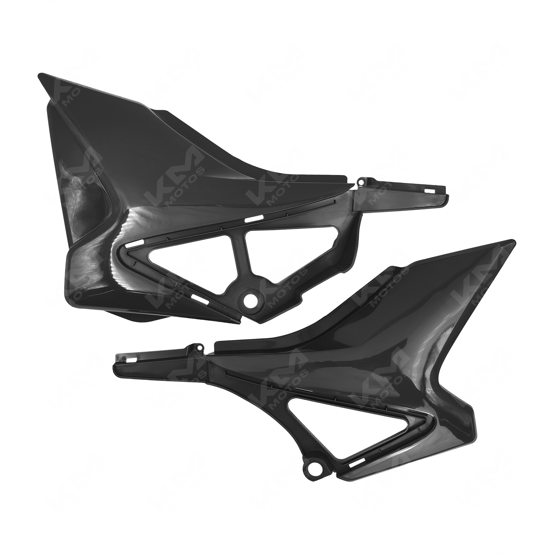 TAPADERAS DE BATERIAS NEGRAS XM200Z KMS - KMMOTOSHN