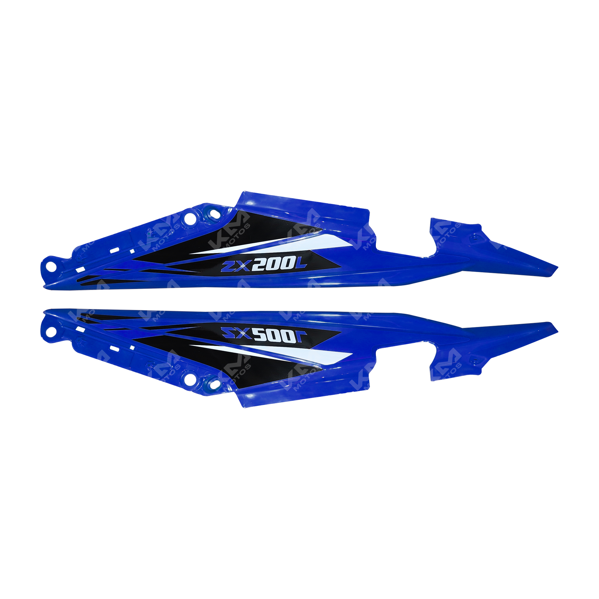 TAPADERAS LATERALES AZUL ZX150L/ZX200L M.N