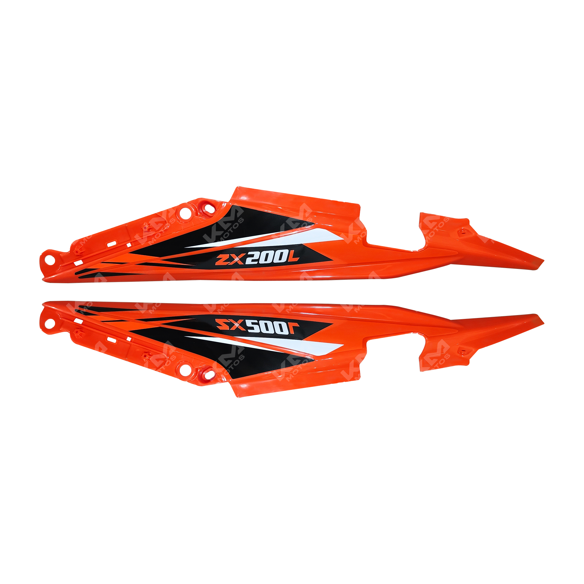 TAPADERAS LATERALES ANARANJADA ZX150L/ZX200L M.N KMS – KMMOTOSHN