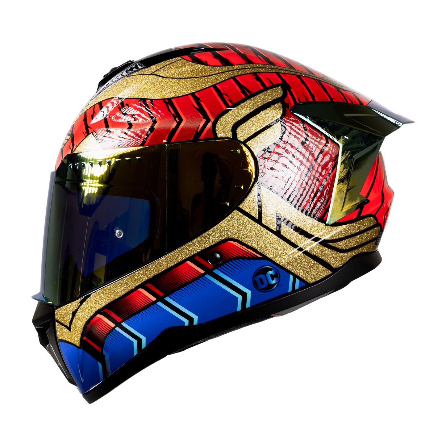 CASCO CERRADO WONDER WOMAN 2.0 VIS/OSCURA DOBLE EDGE TALLA "S" DOT