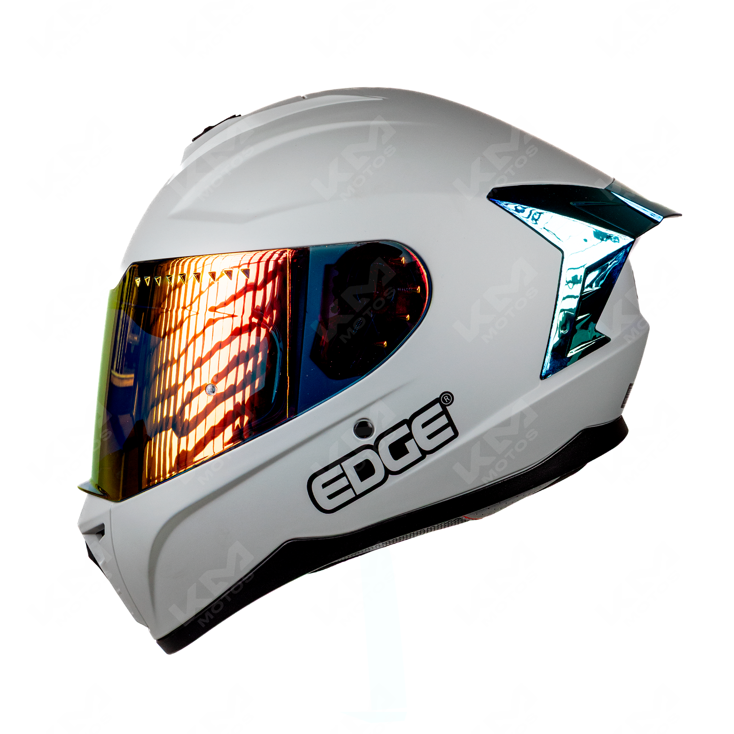 CASCO CERRADO EXTREME GRAY VIS/DORADA EDGE TALLA "XL" DOT/ECE
