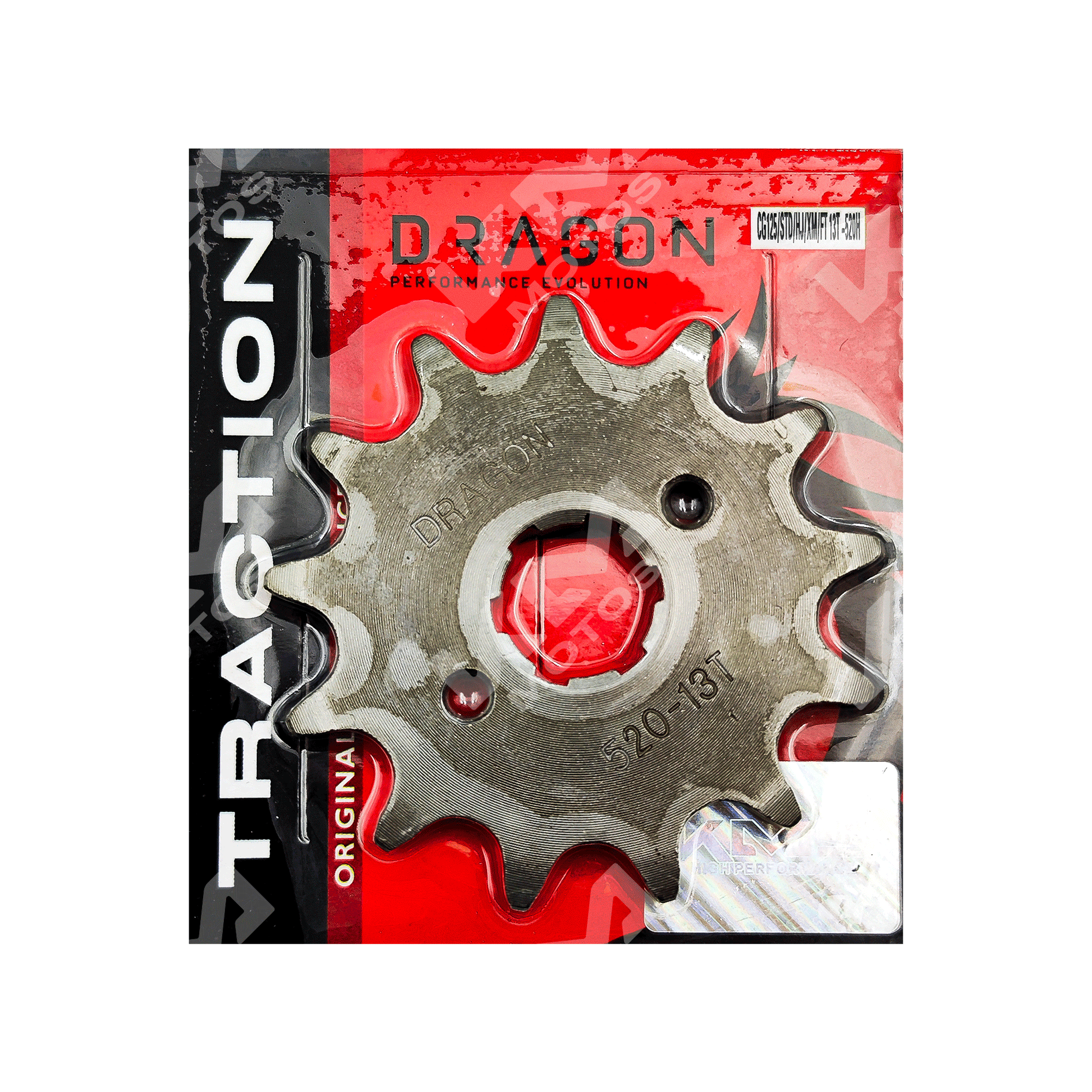 SPROCKET CG125/STD/HJ/XM/FT 13T -520H - KMMOTOSHN