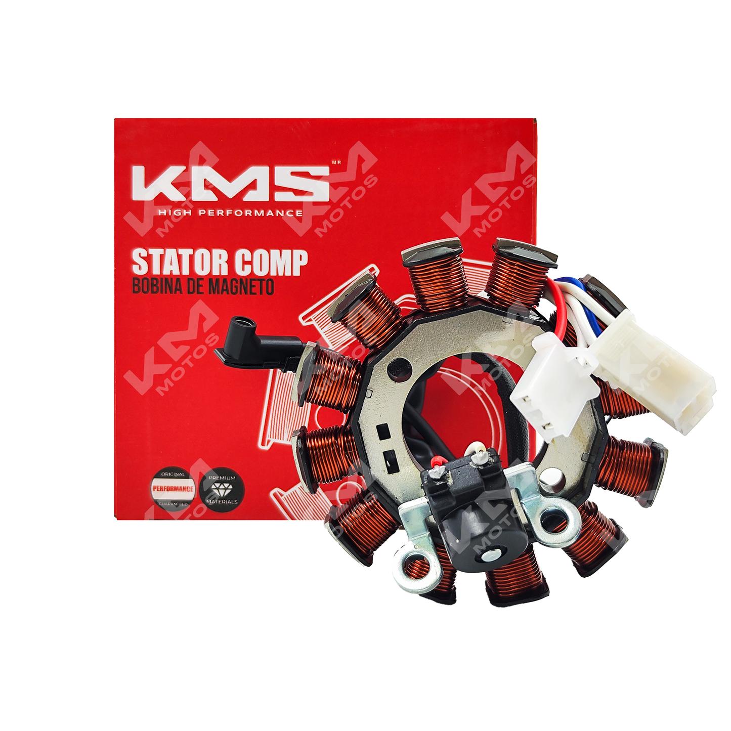 BOBINA DE MAGNETO CRUX110 REV-4 M.N KMS - KMMOTOSHN