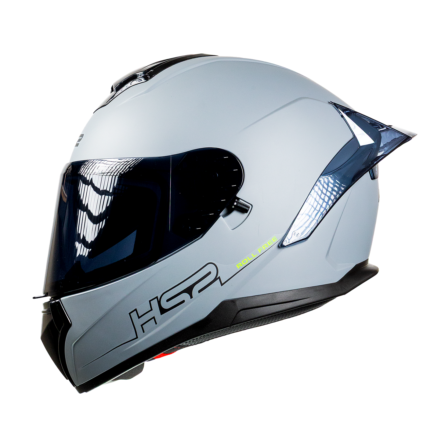 CASCO CERRADO GRIS MH613 HS2 D.V. VISERA OSCURA "M" - KMMOTOSHN