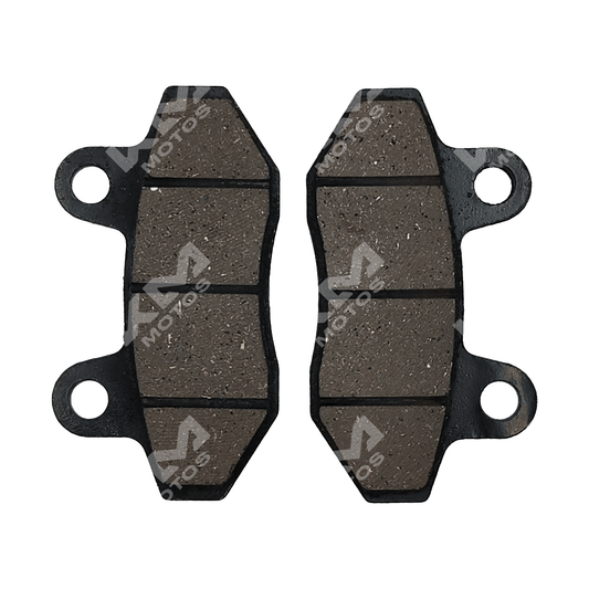 Pastillas de freno KM Motos XM200, DM150, TX200, FT200, GY6-150, sin gancho y para RTR160, en caja de almacenamiento.
