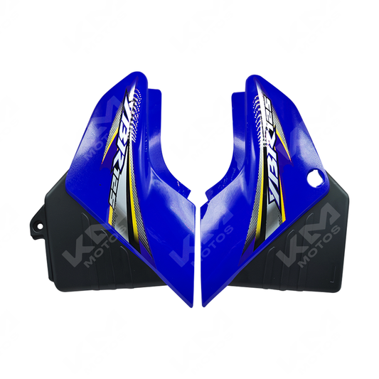 TAPADERA LATERAL YBR125 AZUL KMS - KMMOTOSHN