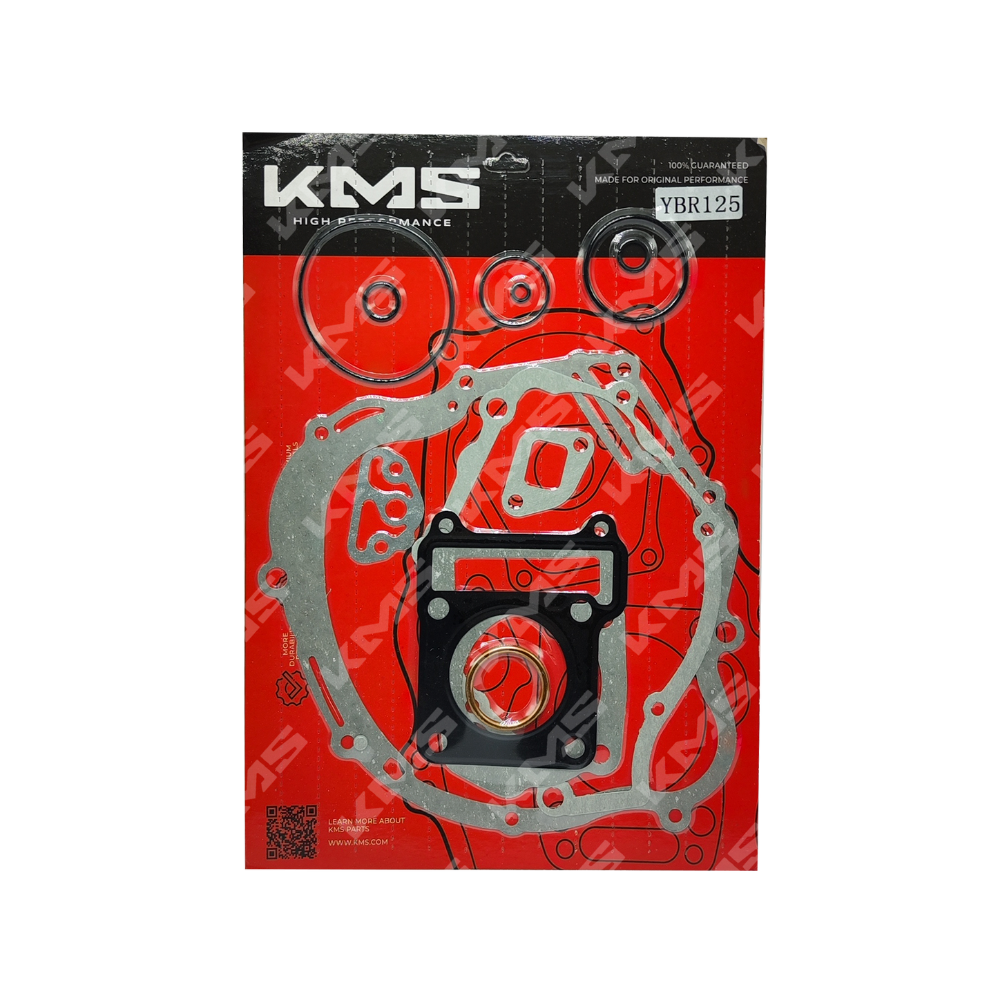 Kit de empaques Yamaha YBR125 KM Motos, conjunto completo de juntas para motor y piezas de sellado.