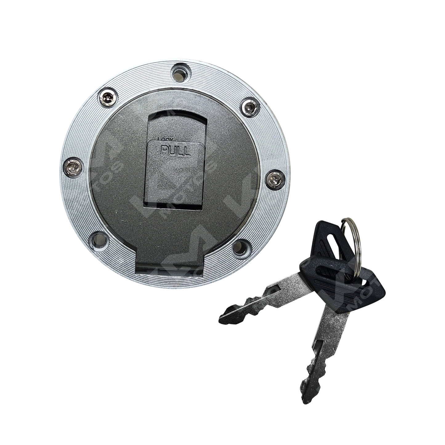 TAPON DE TANQUE TX200/ZX150L/EN125/BYQ/BK150 (3 TORNILLOS) KMS