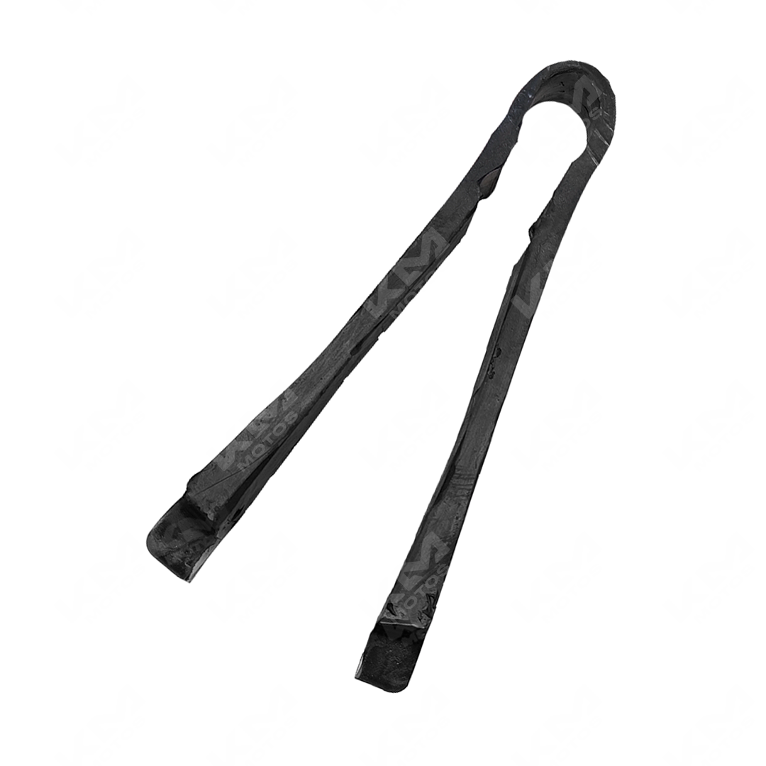 Hueso deslizador de cadena KM Motos para GXT200 y KMF200, pieza de protección para motos, en color negro.