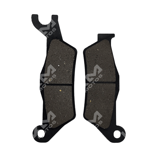 Pastilla de freno KM Motos CB 150, componente de fricción para sistema de frenado, de color metálico y diseño resistente