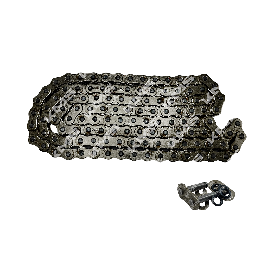 CADENA 520H-120L GRIS + O-RING REFORZADA KMS