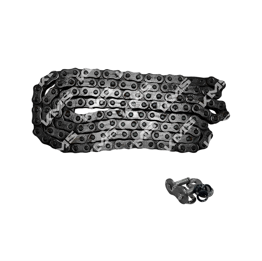 CADENA 428H-136L GRIS + O-RING REFORZADA KMS