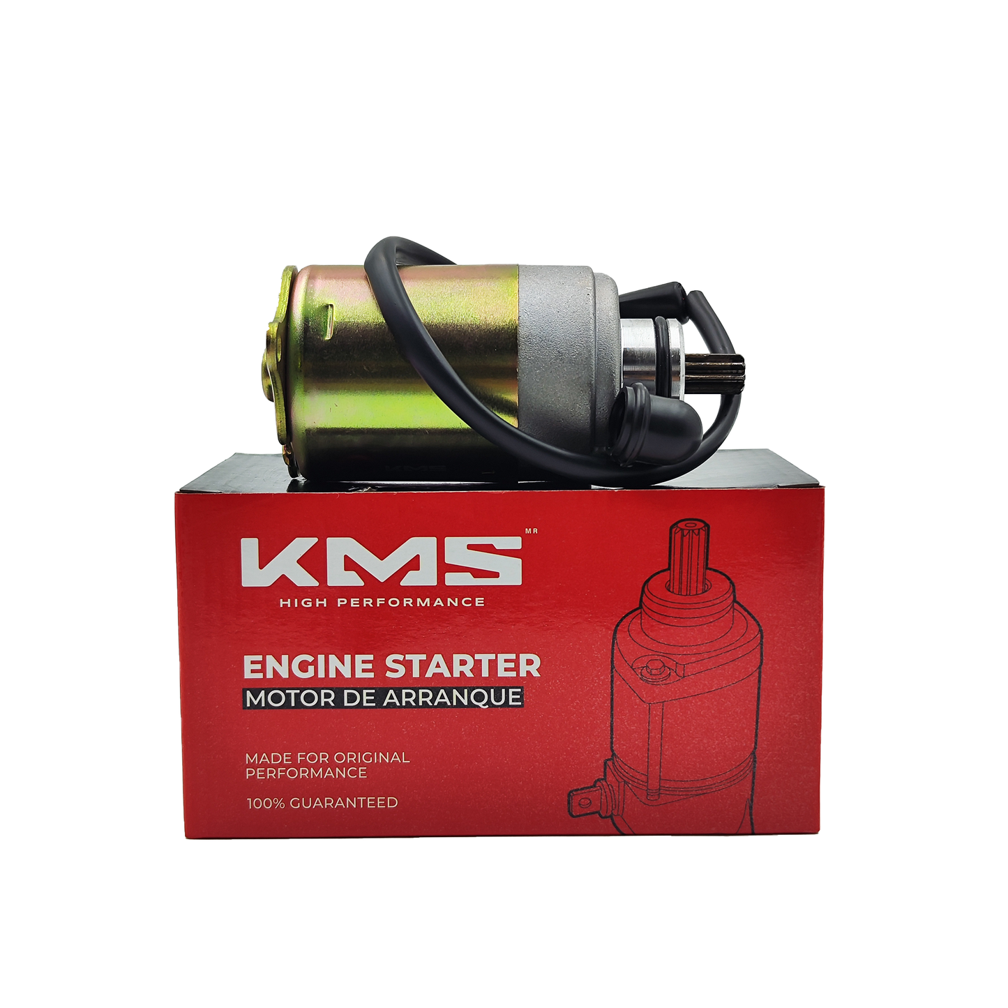MOTOR DE ARRANQUE DS150/GY6/AUTOMATICA - KMMOTOSHN