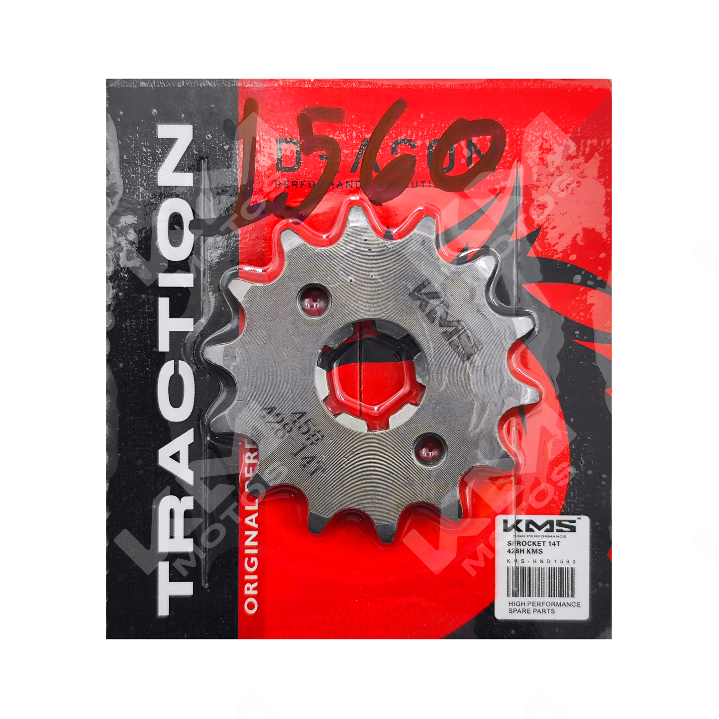 SPROCKET 14T YBR125 -428H  KMS - KMMOTOSHN