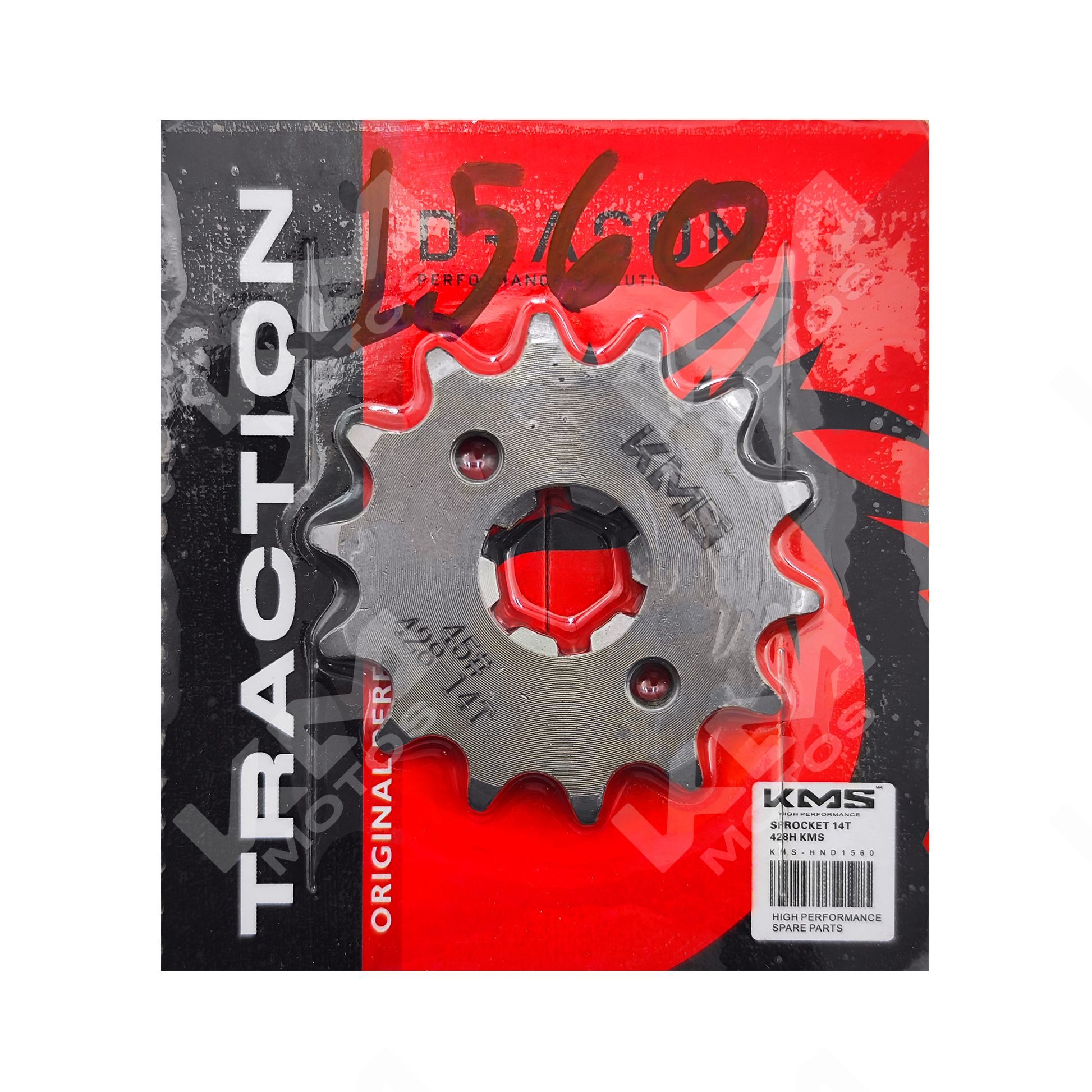 SPROCKET 14T YBR125 -428H  KMS - KMMOTOSHN