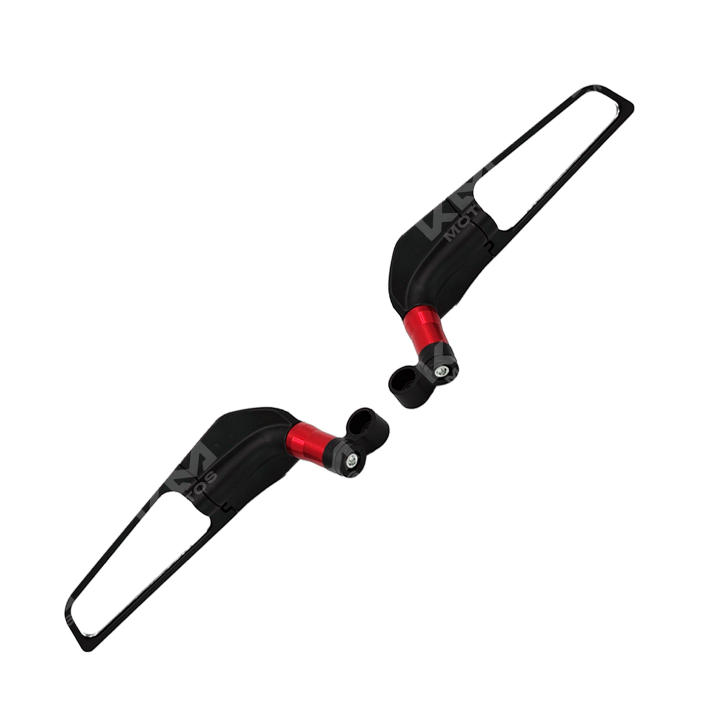 RETROVISORES DE ALERON(PEQUEÑO ROJO)KMS - KMMOTOSHN