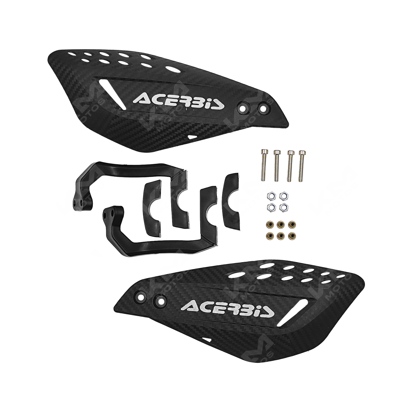 PROTECTOR DE PUÑO ACERBIS NEGRO FIBRA