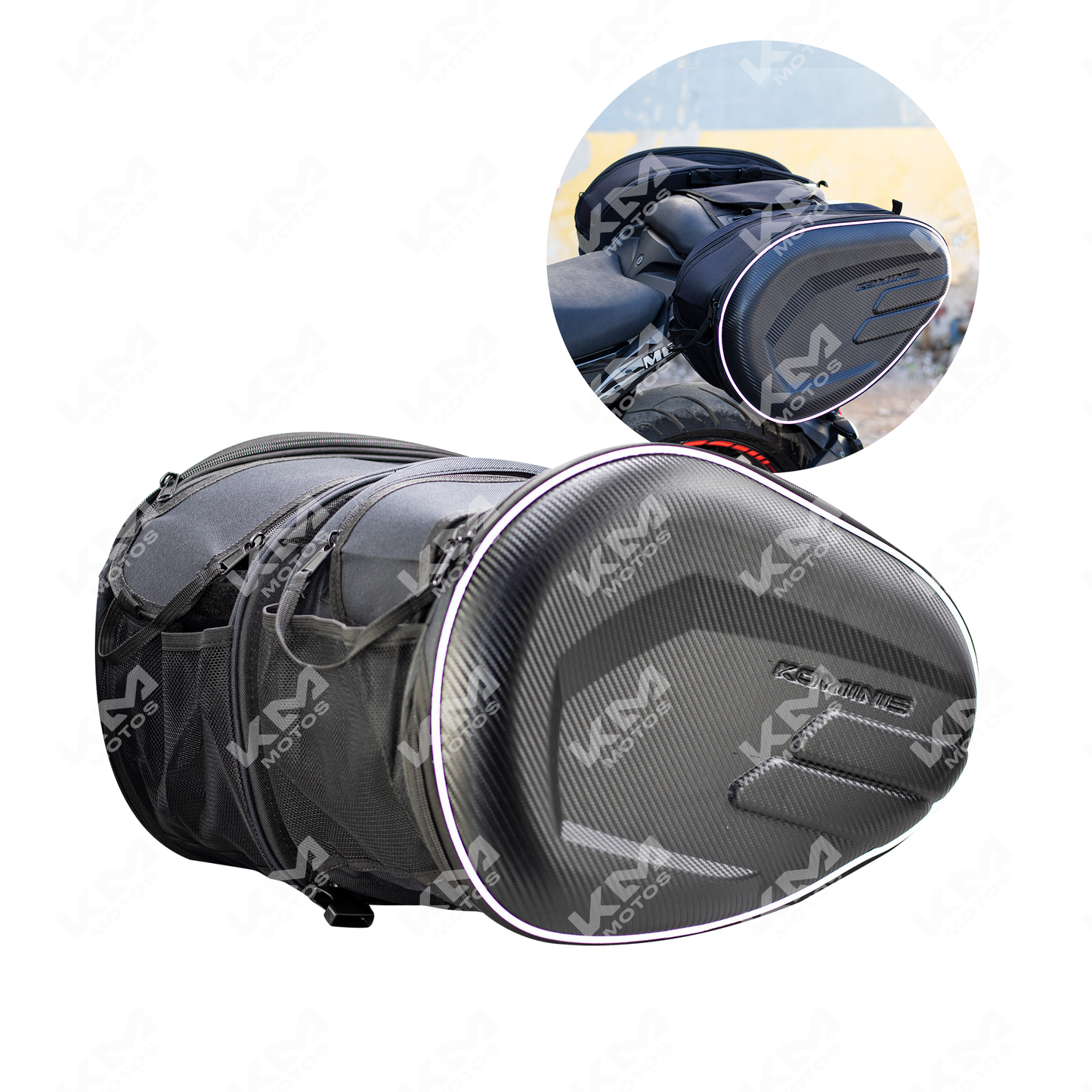 MALETAS VIAJERAS PARA MOTOS KMS (ALFORJAS) KMS