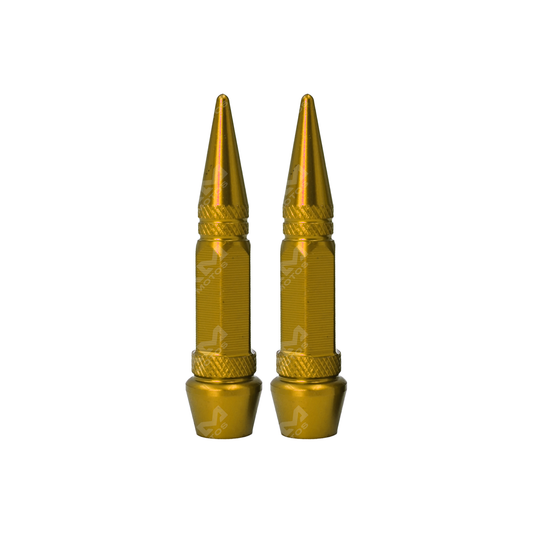 TAPON DE VALVULAS RACING 60MM PAR DORADO - KMMOTOSHN