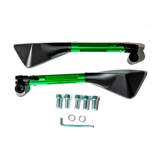 RETROVISORES RACING RIZOMA VERDE KMS - KMMOTOSHN