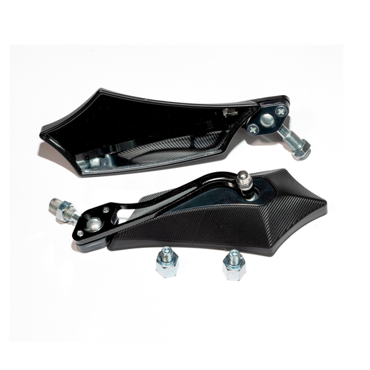 RETROVISORES BAJITOS M8/M10 NEGRO