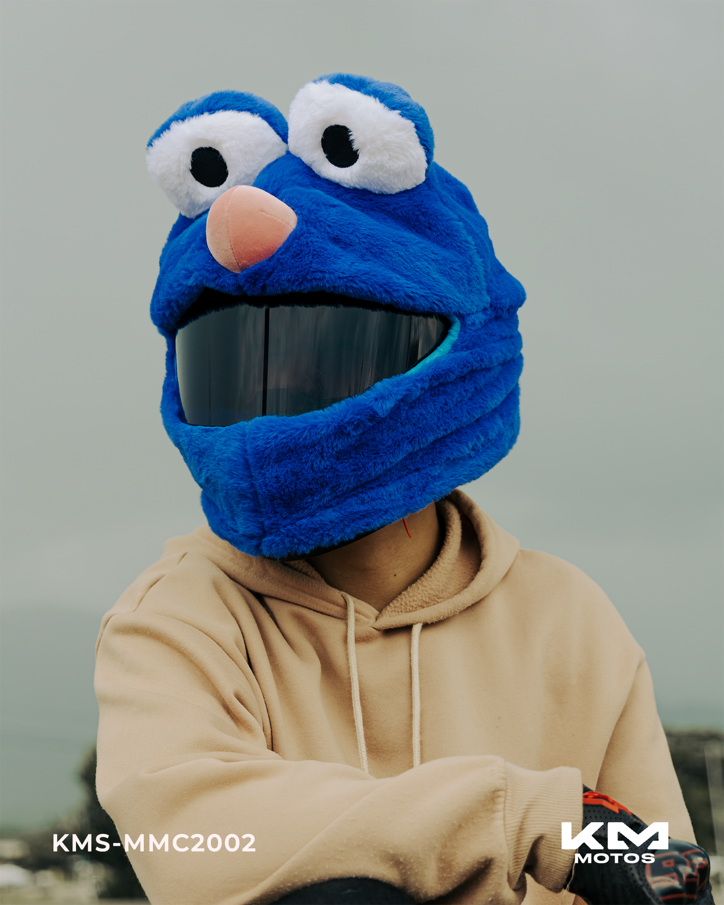 FUNDA P/CASCO UNIVERSAL ELMO BLUE KMS