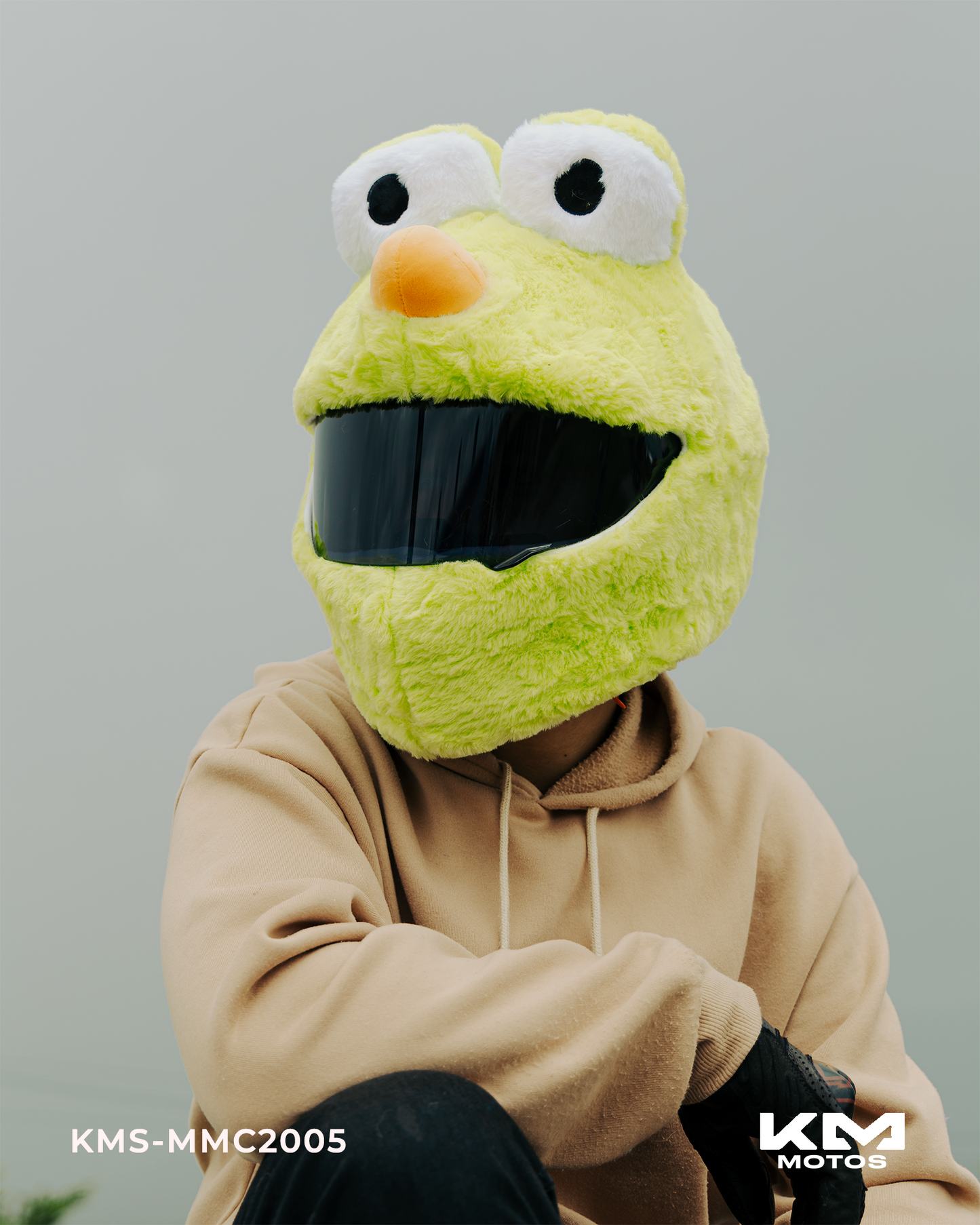 FUNDA P/CASCO UNIVERSAL ELMO VERDE KMS - KMMOTOSHN