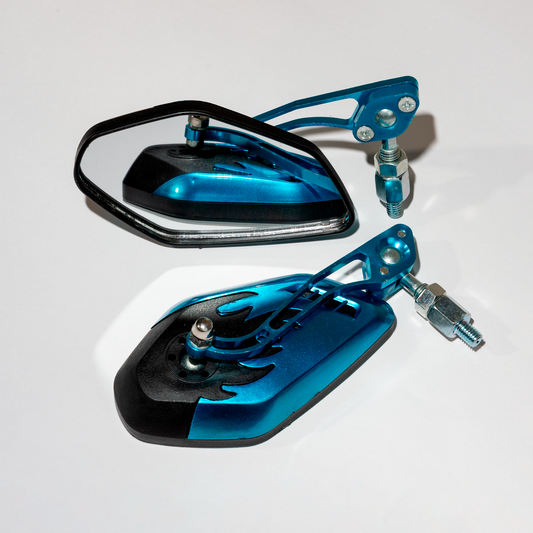 RETROVISORES BAJITOS M8/M10 LS01 AZUL