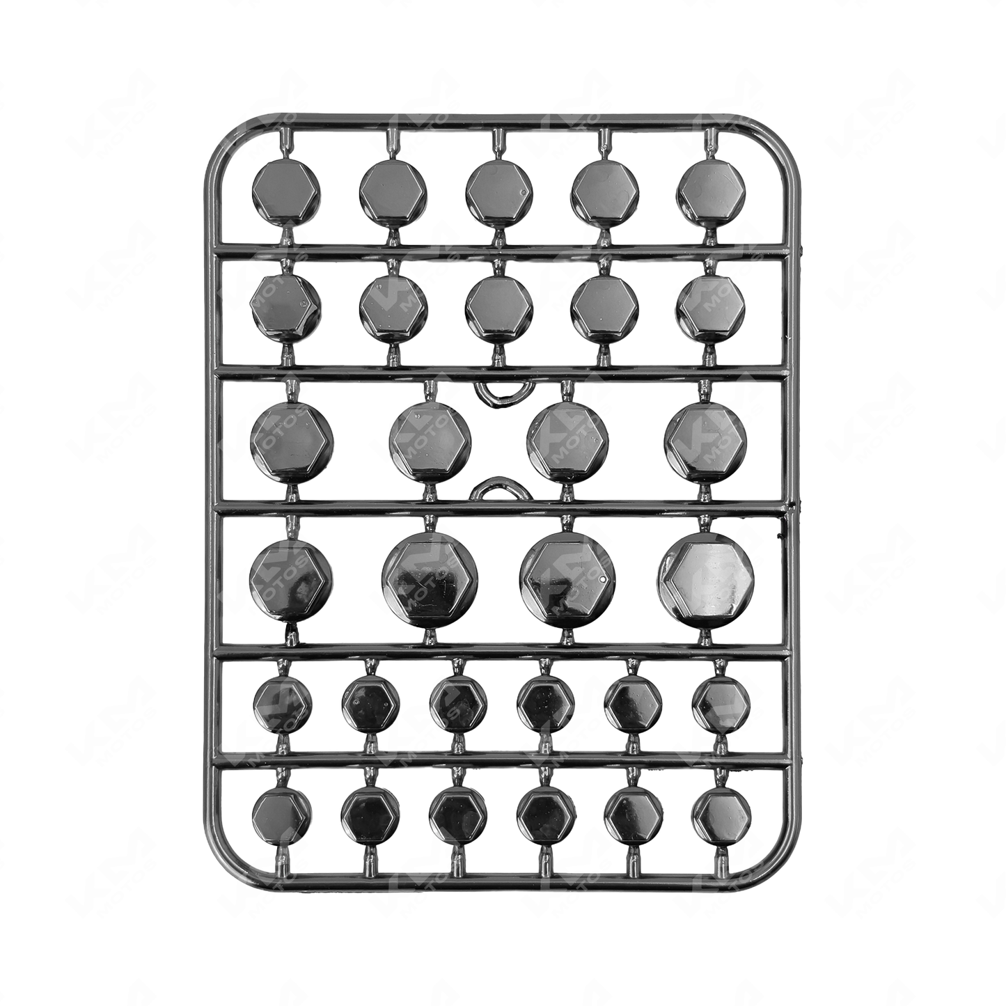 TAPON DE TORNILLOS DE LUJO CROMO