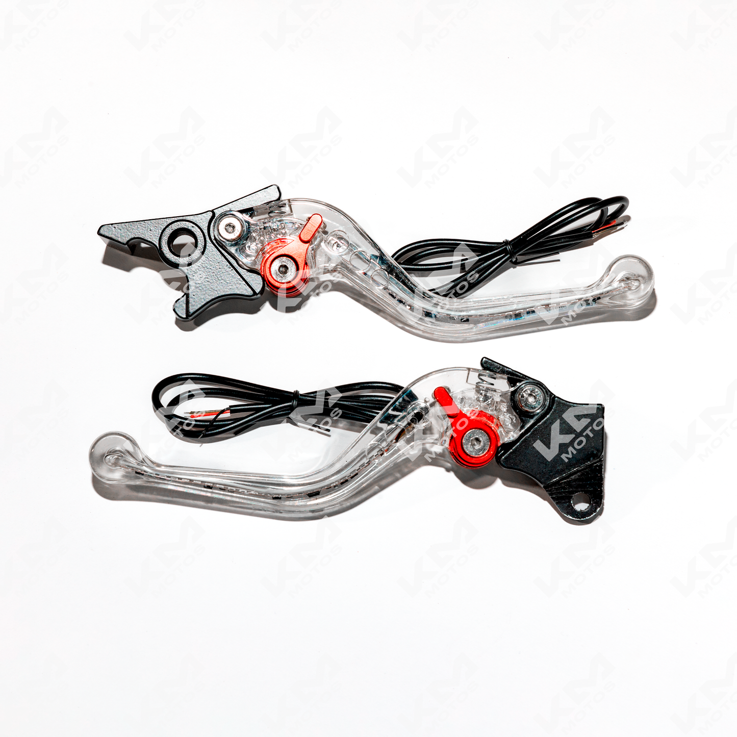 MANECILLAS DE LUJO SOLAS + LUZ LED - KMMOTOSHN