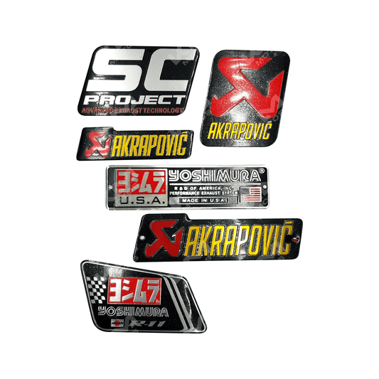 STIKER P/ALTA TEMPERATURA ALUMINIO DISENOS - KMMOTOSHN