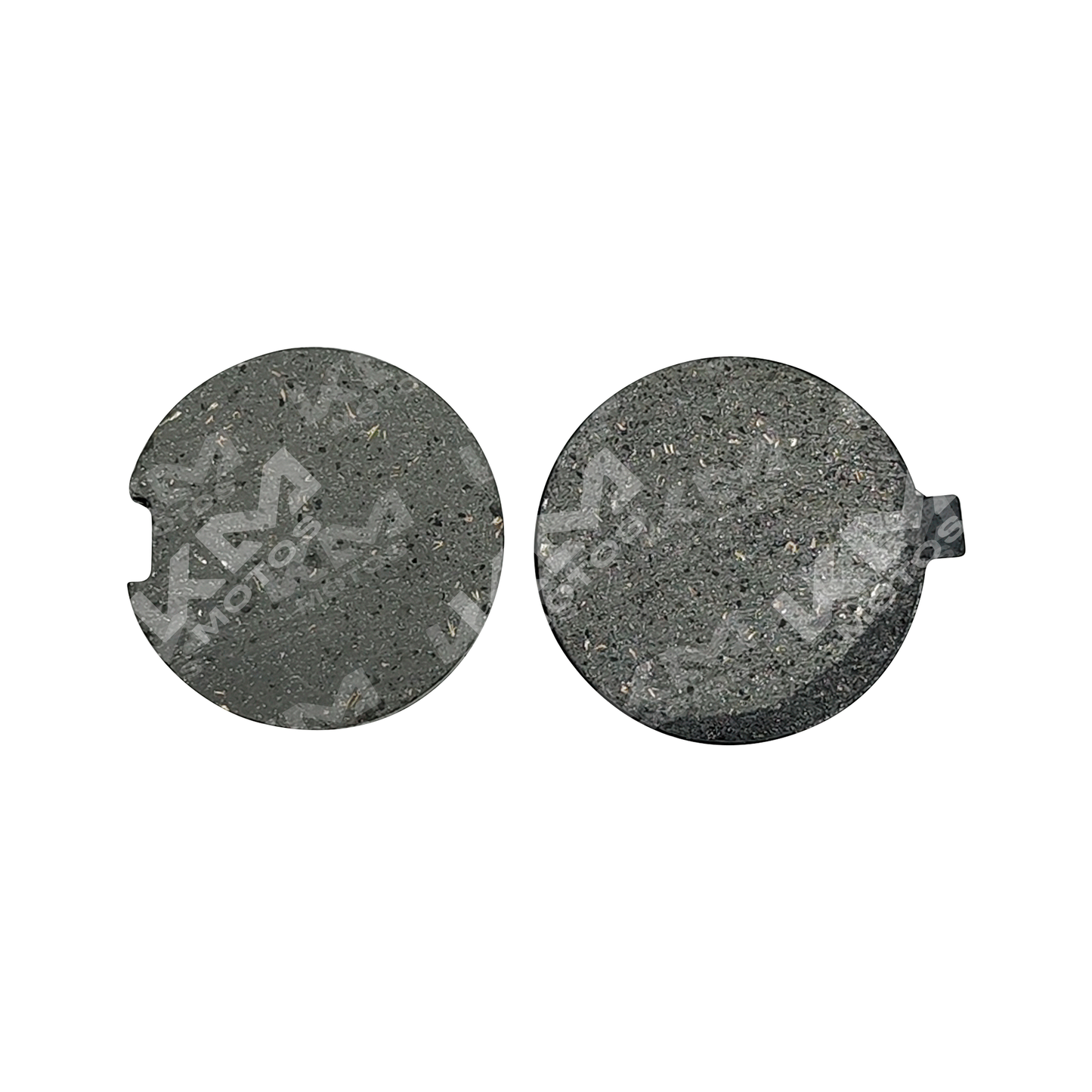 Pastillas de freno Kms para Yumbo y Shineray, diseño redondo, piezas de freno de alta calidad para motos.