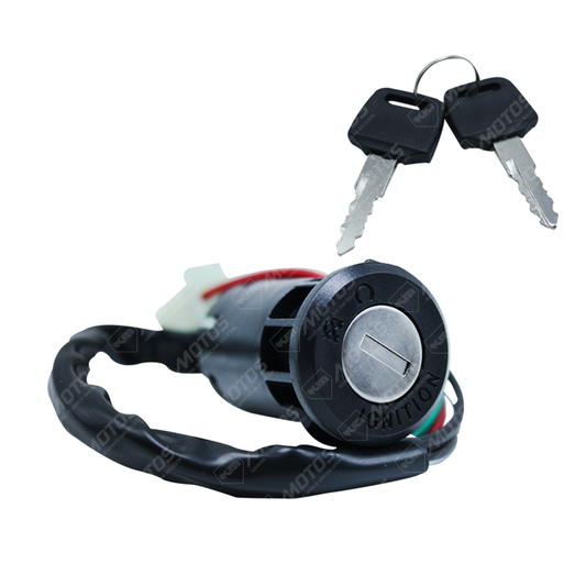 SWITCH DE IGNICION (LLAVIN) FT125/CG125 (SOLO) KMS