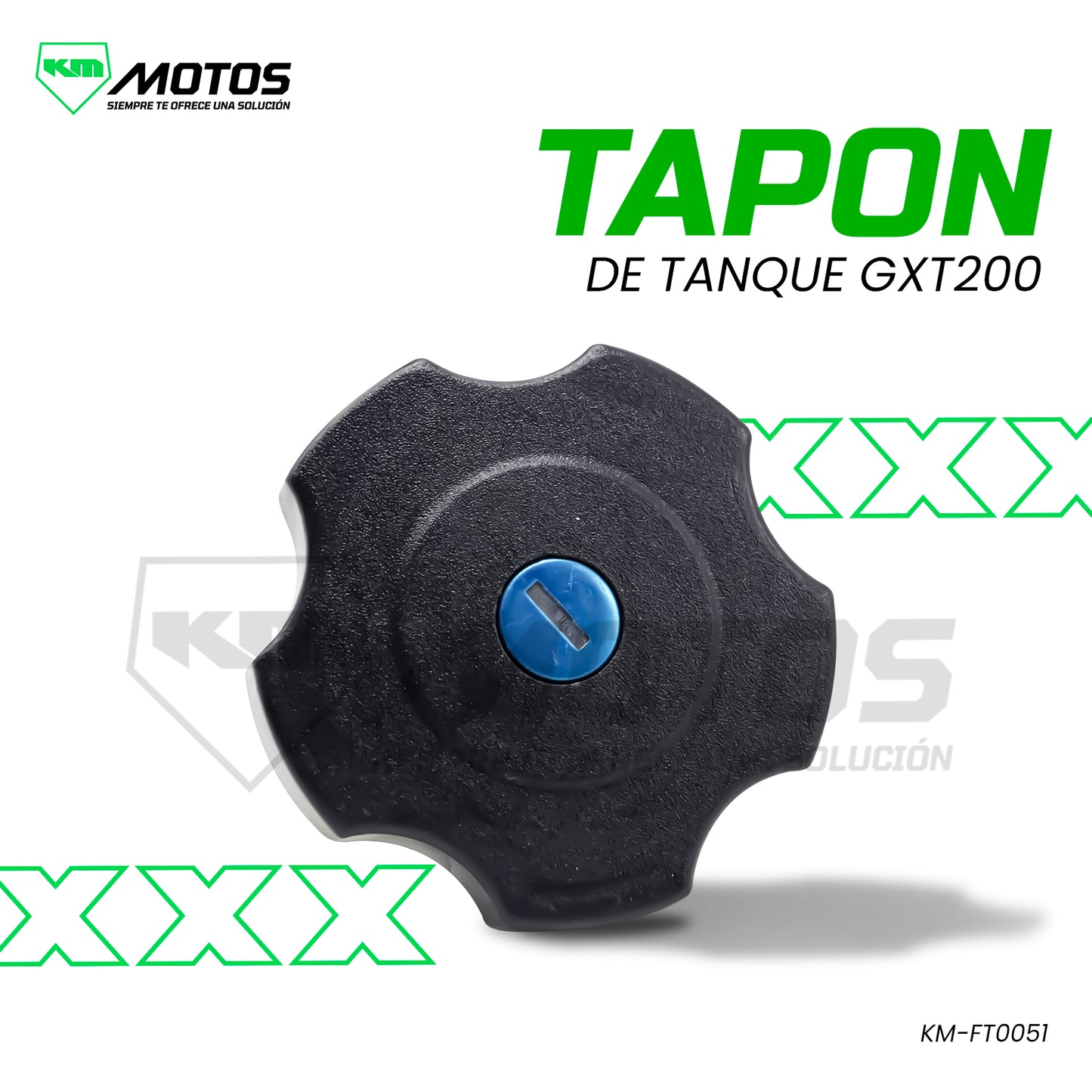 Tapón de tanque KMS GXT200, resistente y duradero, para cierre seguro en equipos y maquinaria.