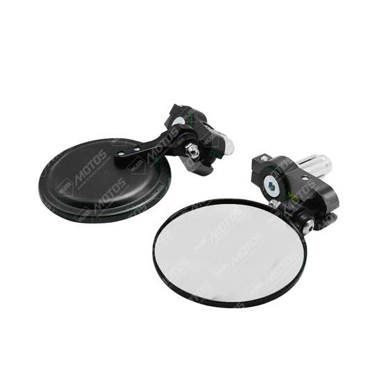 RETROVISORES REDONDOS DE CONTRAPESA NEGRO KMS