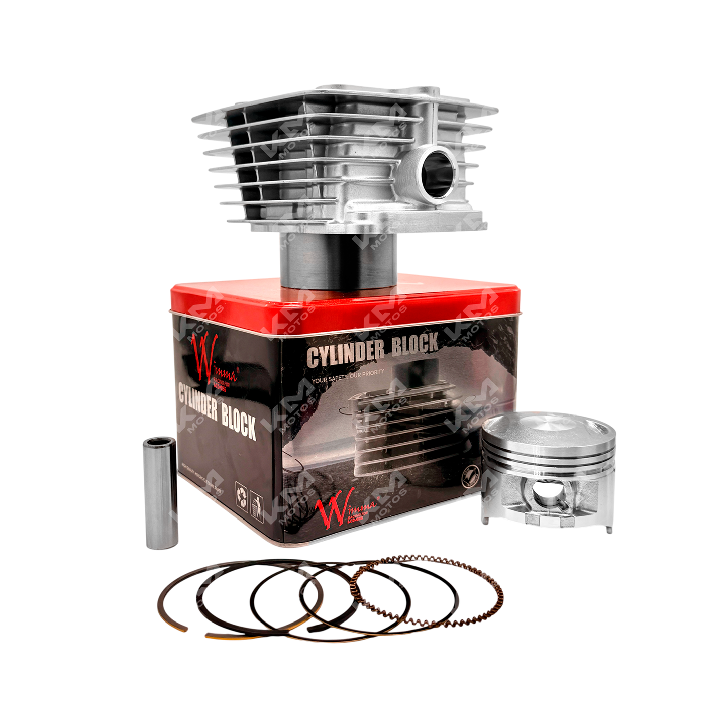 Cilindro WIMMA para motor de varilla CG200/GYA de 198cm, kit de cilindro para reparación y mantenimiento de motores.